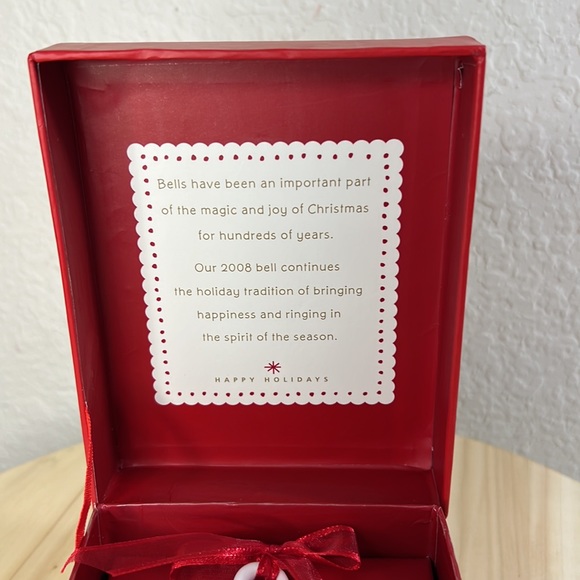 2008 Hallmark Keepsake Porcelain Bell Christmas Christmas Tree Ornament - Picture 4 of 6